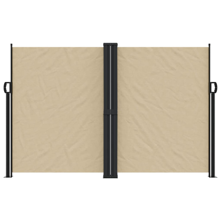 Pare-brise vidaxl extensible 160x1200 cm beige