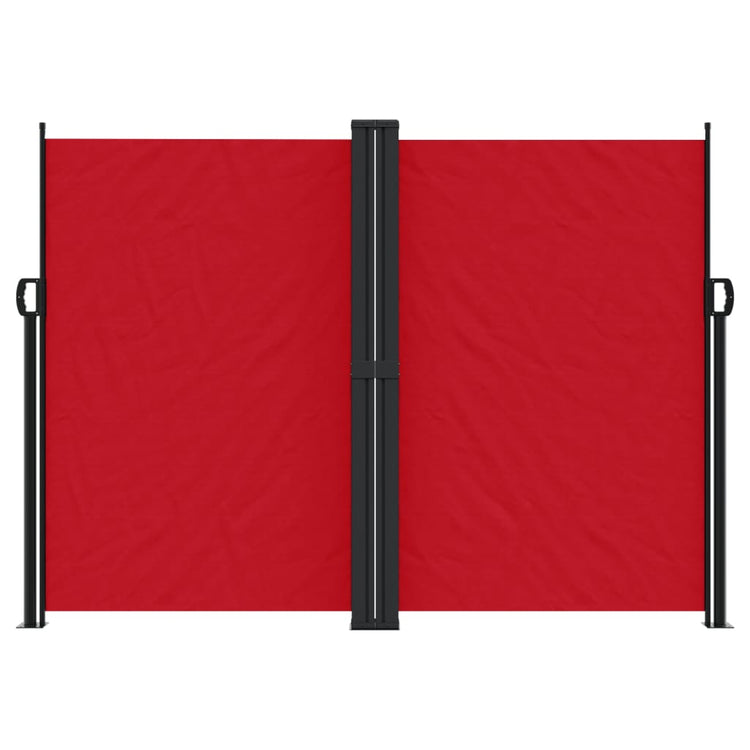Pare-brise Vidaxl extensible 180x1200 cm rouge