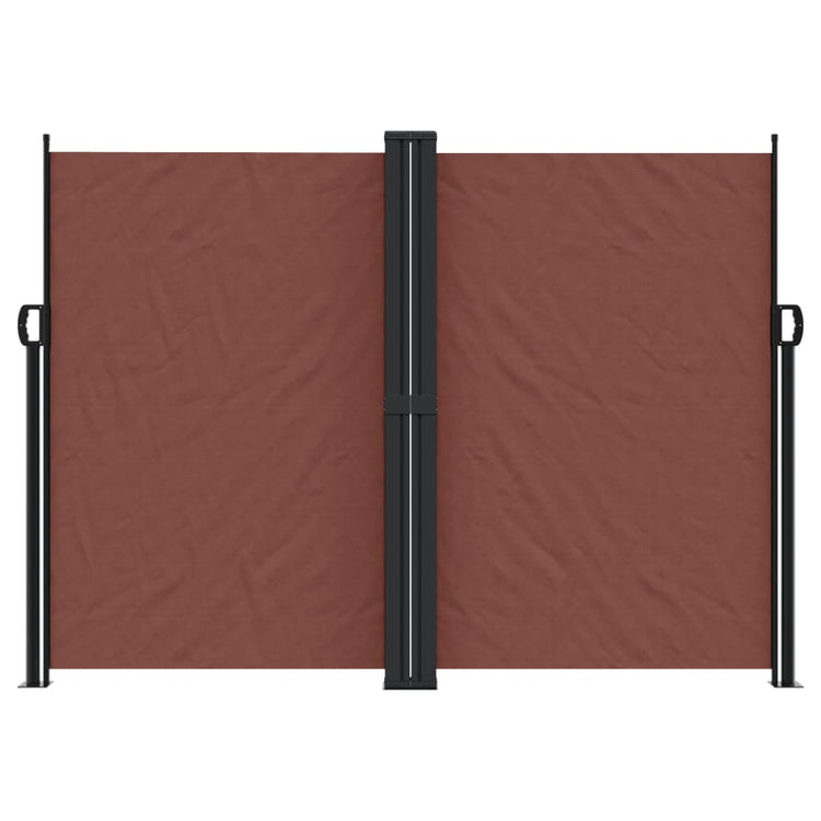 Écran de jardin vidaxl extensible 180x1200 cm brun