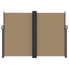 Pare-brise vidaxl extensible 180x1200 cm taupe