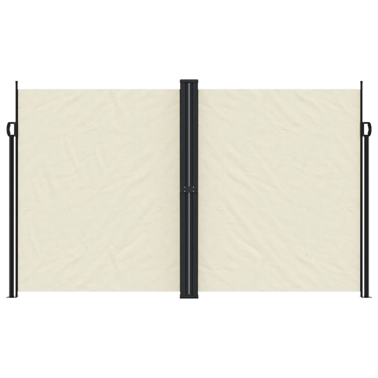 Écran de jardin vidaxl extensible 200x1200 cm crème -colored