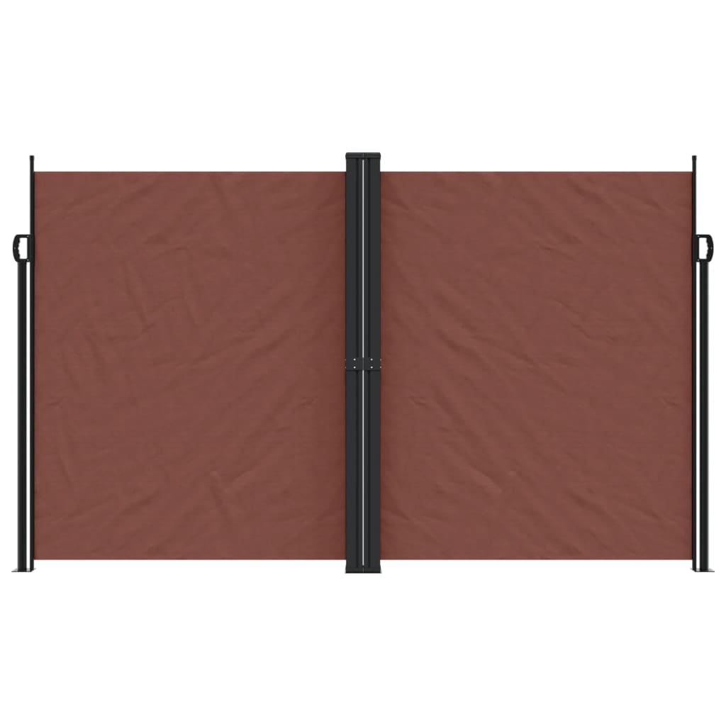 Écran de jardin vidaxl extensible 200x1200 cm brun