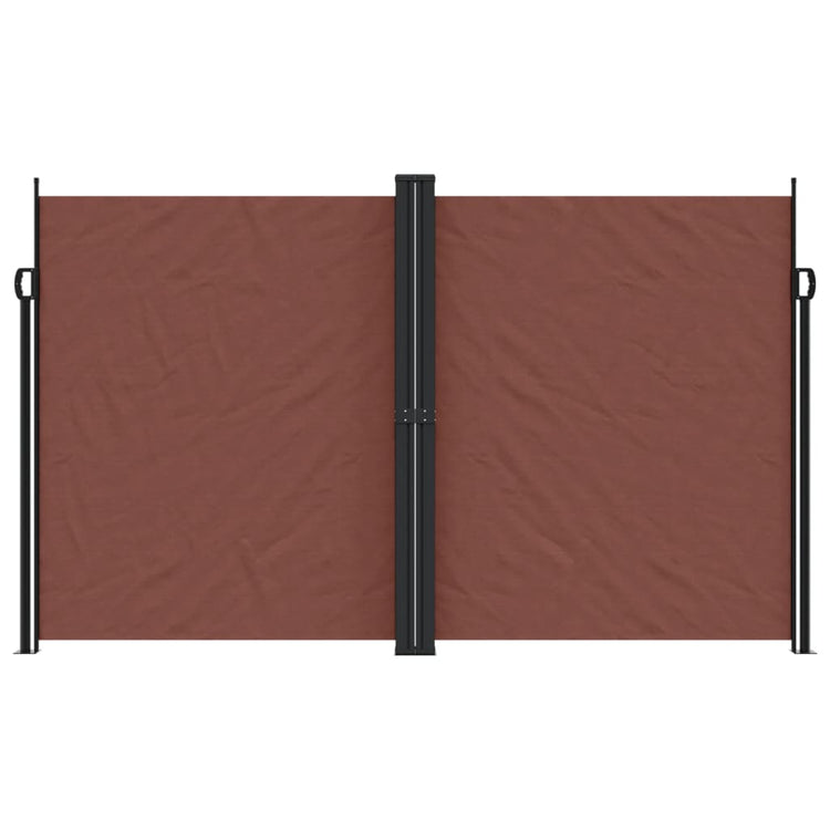 Écran de jardin vidaxl extensible 200x1200 cm brun