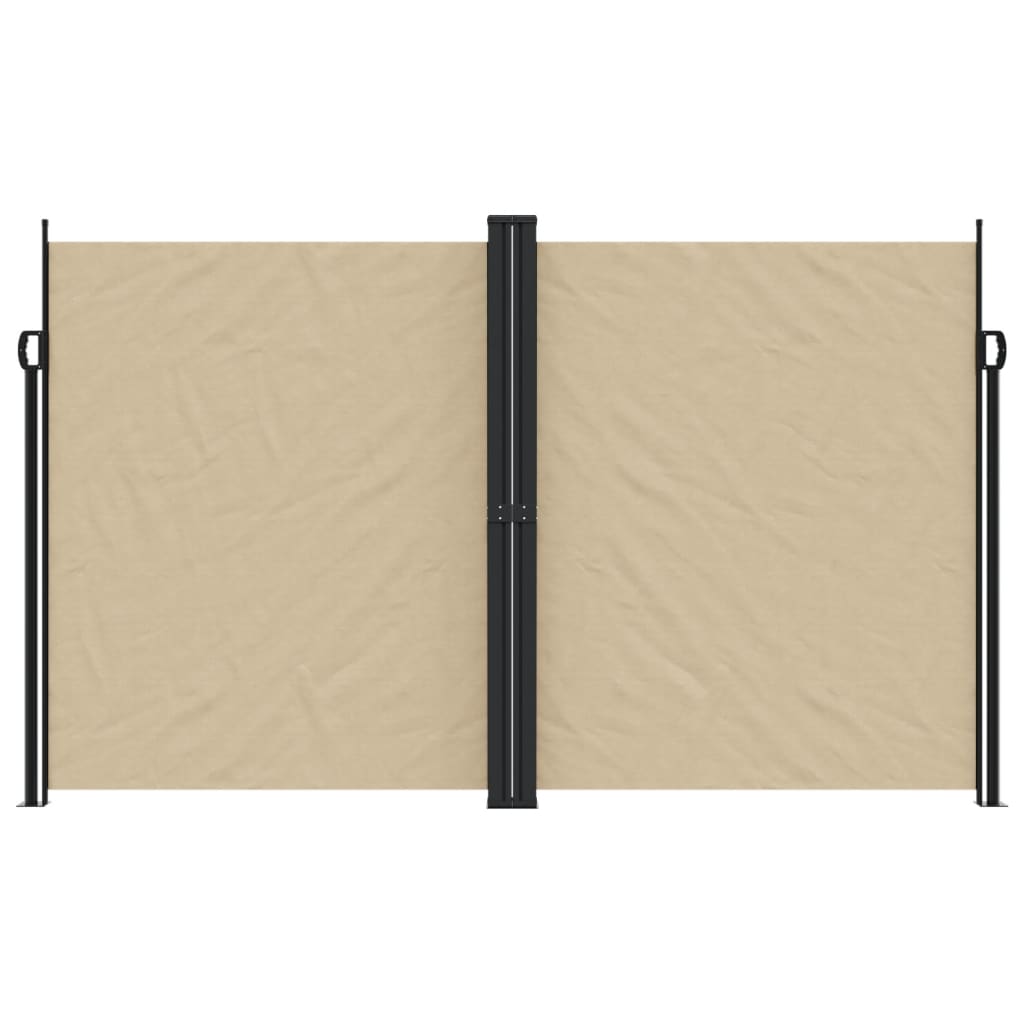 Pare-brise vidaxl extensible 200x1200 cm beige