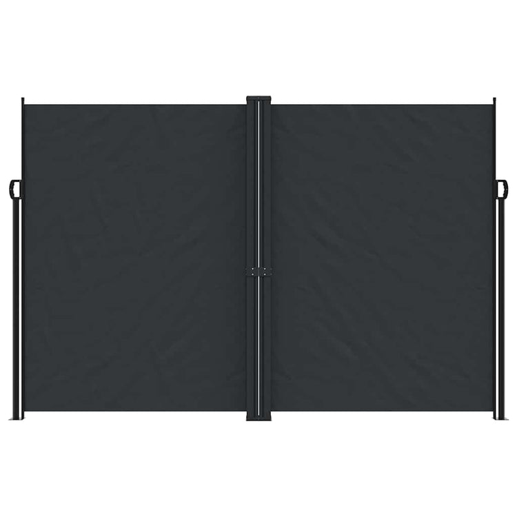 Écran de jardin vidaxl extensible 220x1200 cm noir