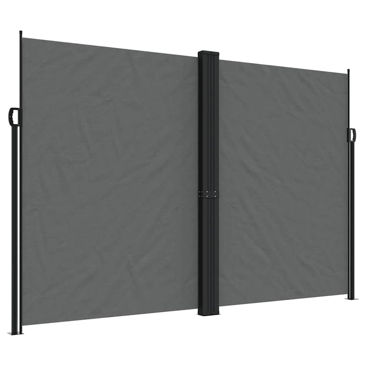 Écran de jardin vidaxl extensible 220x1200 cm anthracite -colored