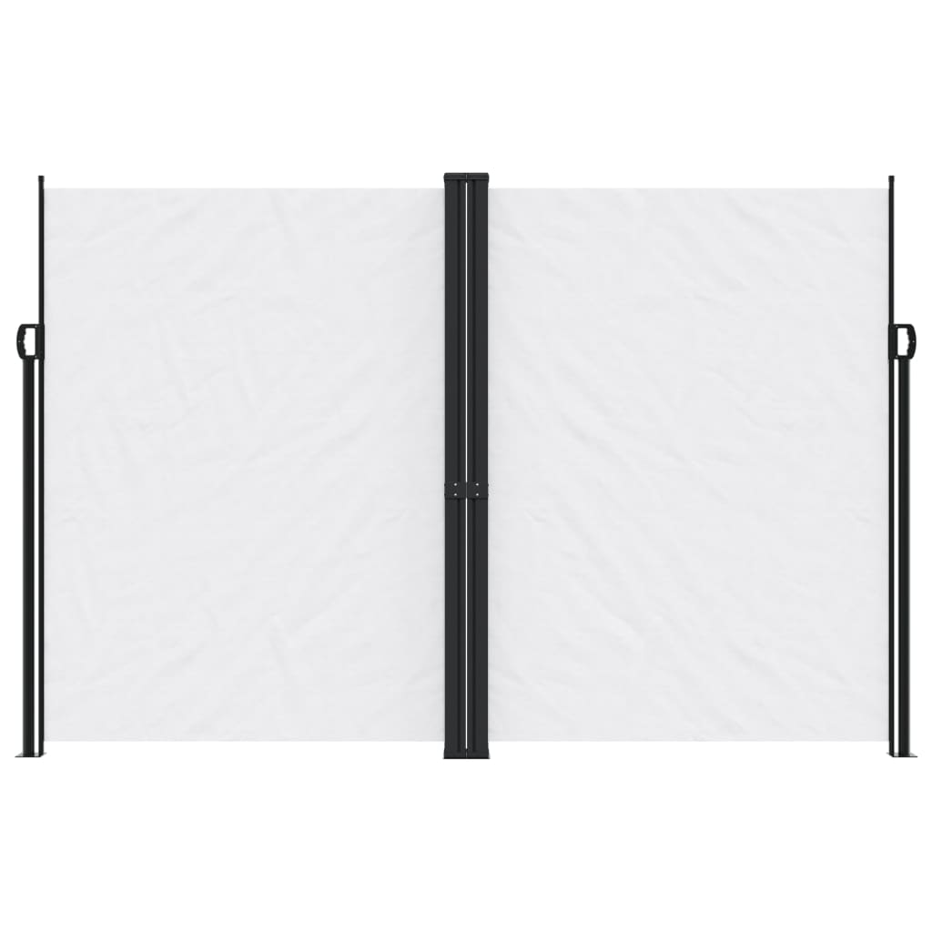 Pare-brise Vidaxl extensible 220x1200 cm blanc