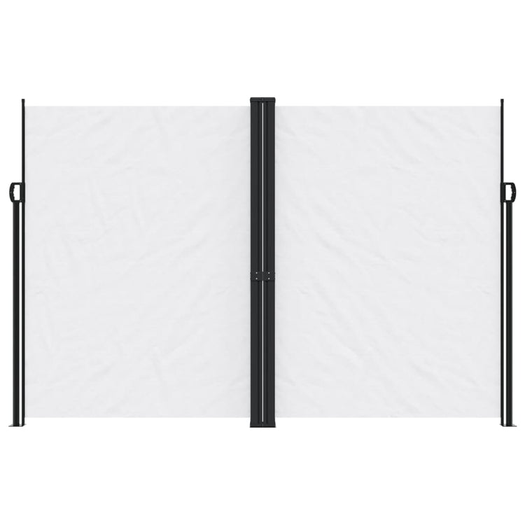 Pare-brise Vidaxl extensible 220x1200 cm blanc