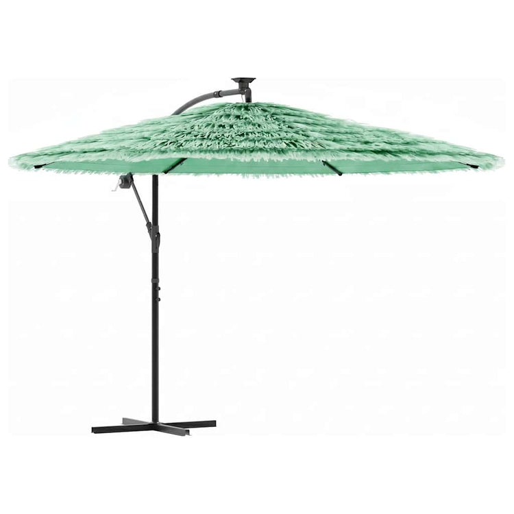 Vidaxl parasol avec poteau en acier 290x290x238 cm vert