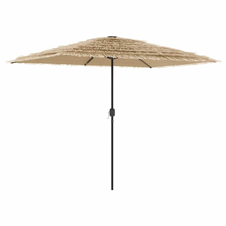 Parasol vidaxl avec poteau en acier 300x200x250 cm brun