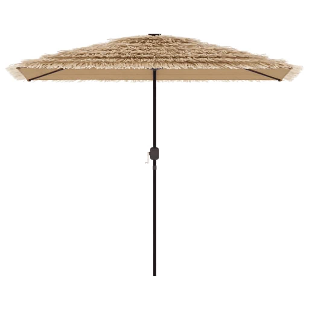 Parasol vidaxl avec poteau en acier 300x200x250 cm brun