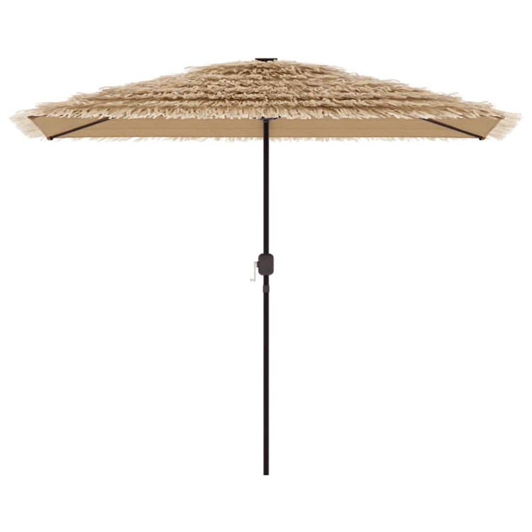 Parasol vidaxl avec poteau en acier 300x200x250 cm brun
