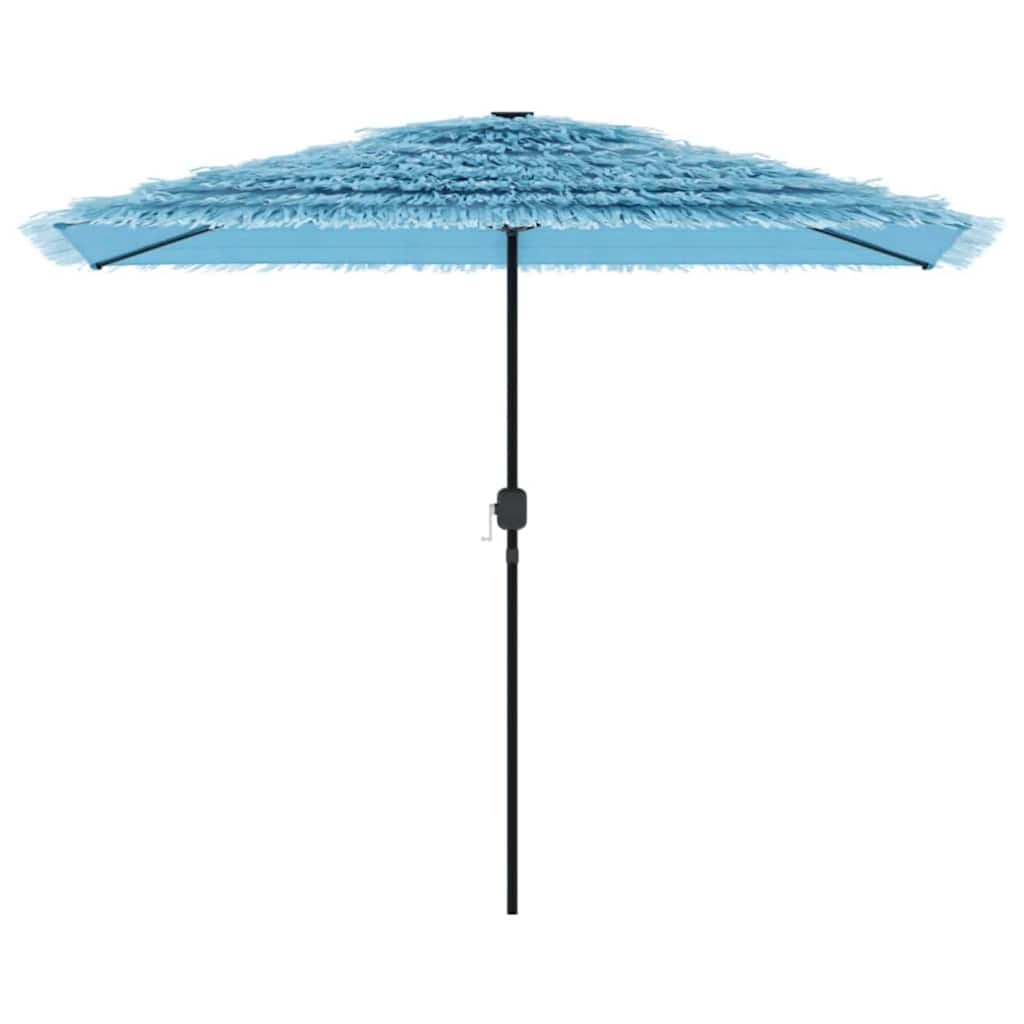 Parasol vidaxl avec poteau en acier 300x200x250 cm bleu