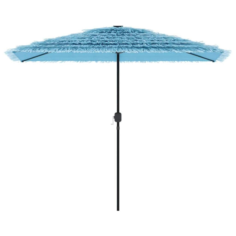 Parasol vidaxl avec poteau en acier 300x200x250 cm bleu