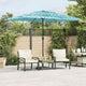 Parasol vidaxl avec poteau en acier 300x200x250 cm bleu