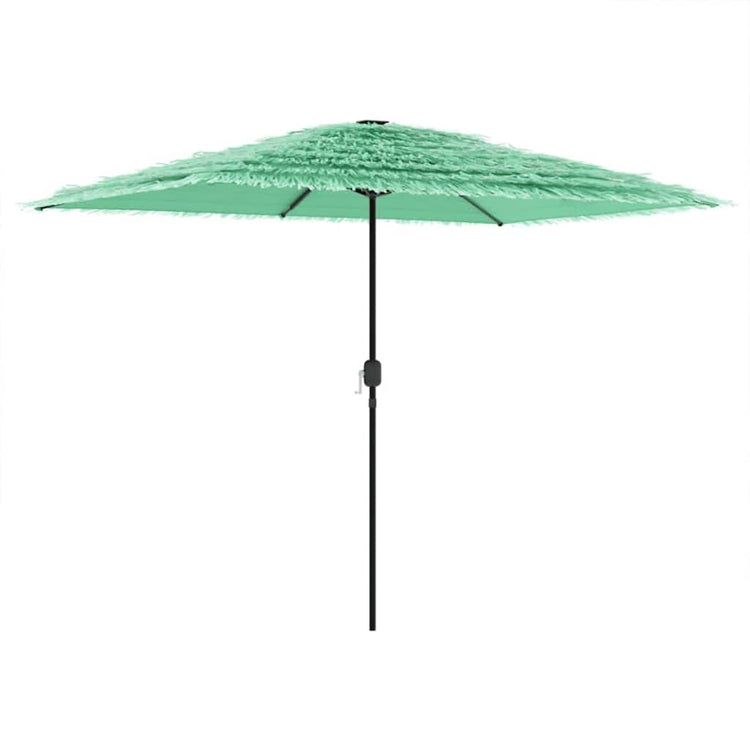 Vidaxl parasol avec poteau en acier 300x200x250 cm vert