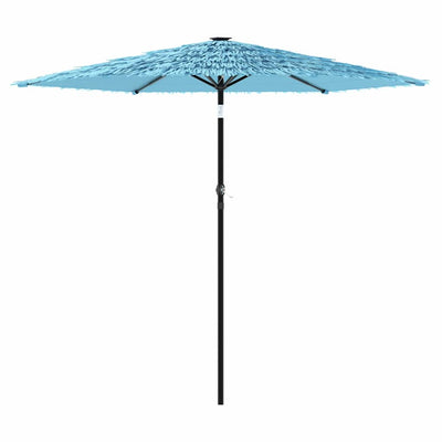 Parasol vidaxl avec poteau en acier 268x268x226 cm bleu