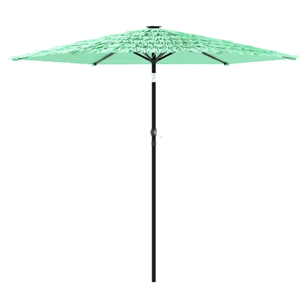 Vidaxl parasol avec poteau en acier 268x268x226 cm vert
