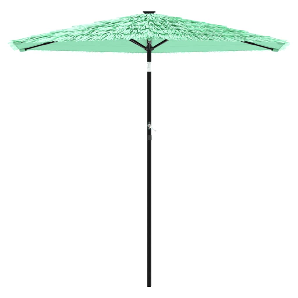 Vidaxl parasol avec poteau en acier 268x268x226 cm vert