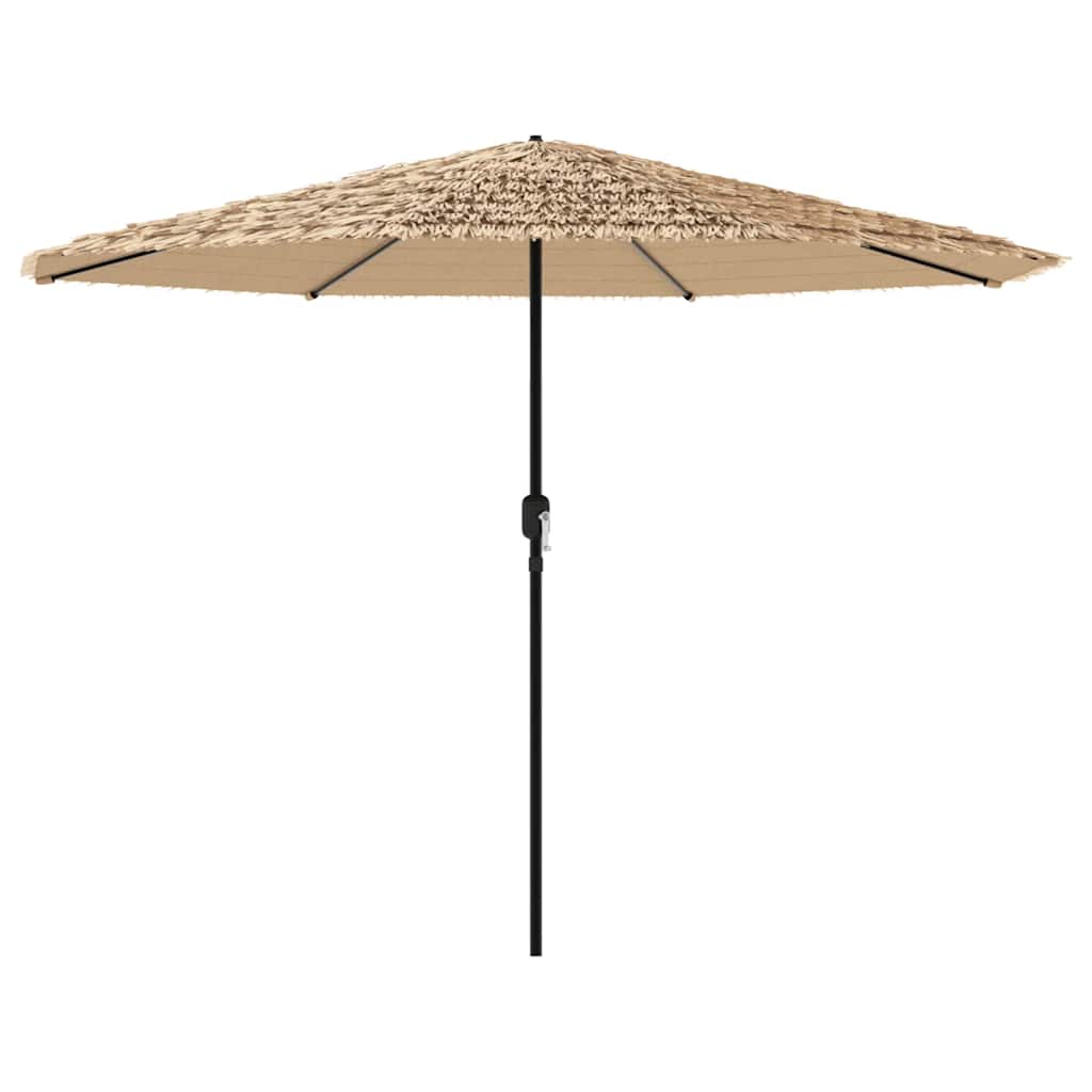 Parasol vidaxl avec poteau en acier 324x324x247 cm brun