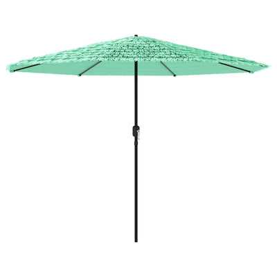 Parasol vidaxl avec poteau en acier 324x324x247 cm vert