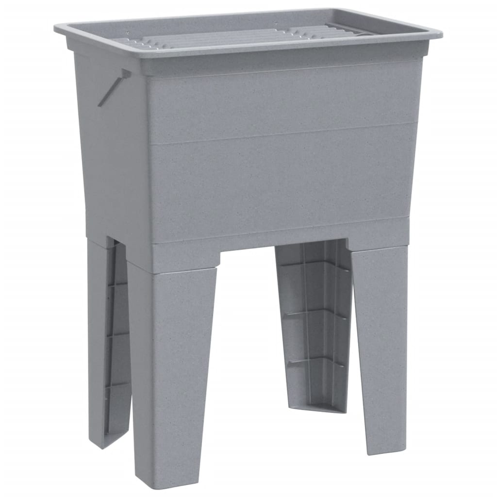 Vidaxx lavabo 59x41x75 cm résine gris