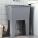 Vidaxx lavabo 59x41x75 cm résine gris