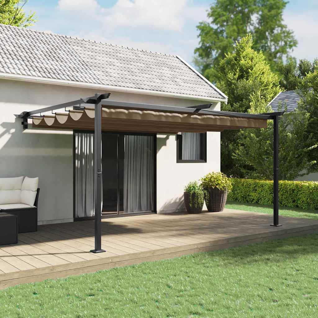 Tonnelle Vidaxx taupe 400 x 300 x 200 cm polyester
