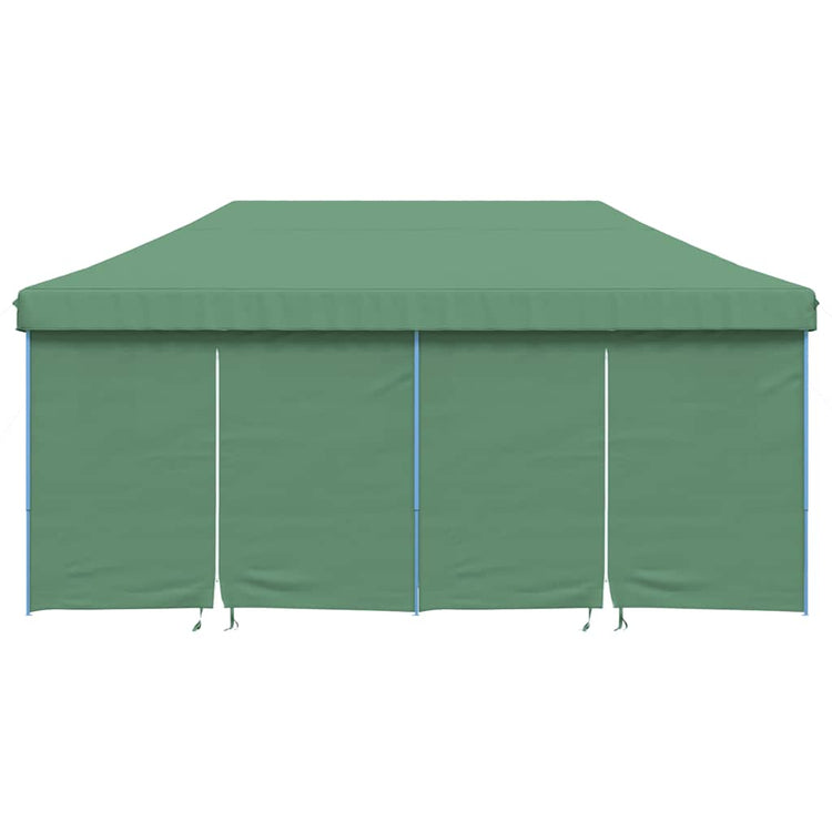 Vidaxl Partytent Polable Polable avec 4 murs latéraux verts