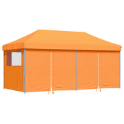 Tente de fête pop-up pliable Vidaxx avec 4 parois latérales orange - afbeelding 2