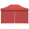 Vidaxl PartyTent Polable Polable avec 4 murs latéraux Bordeaux Red