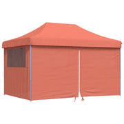 Tente de fête pop-up pliable Vidaxx avec 4 parois latérales, couleur terre cuite - afbeelding 2