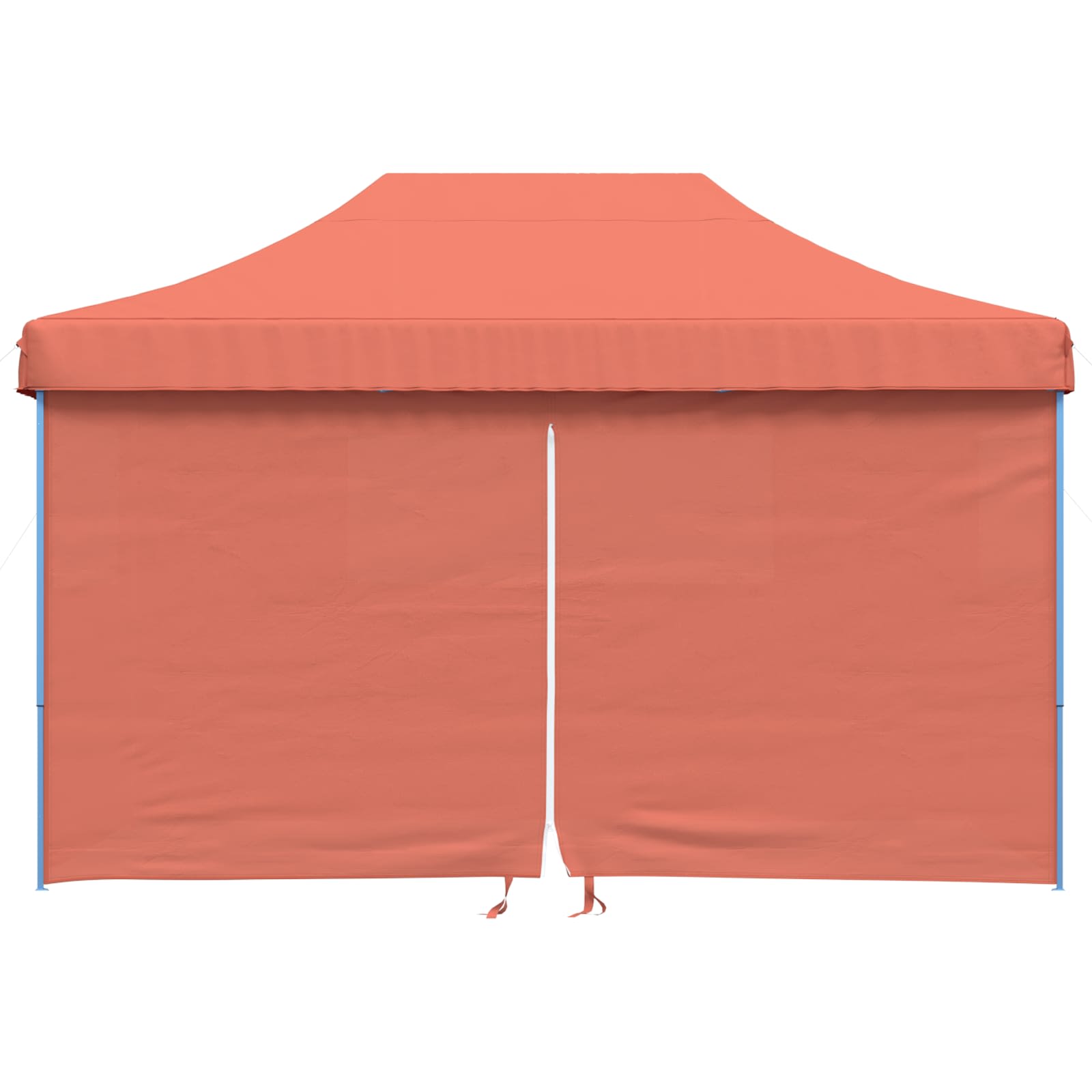 Tente de fête pop-up pliable Vidaxx avec 4 parois latérales, couleur terre cuite