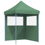Vidaxl PartyTent Foldable Pop-up avec 2 murs latéraux verts - afbeelding 2