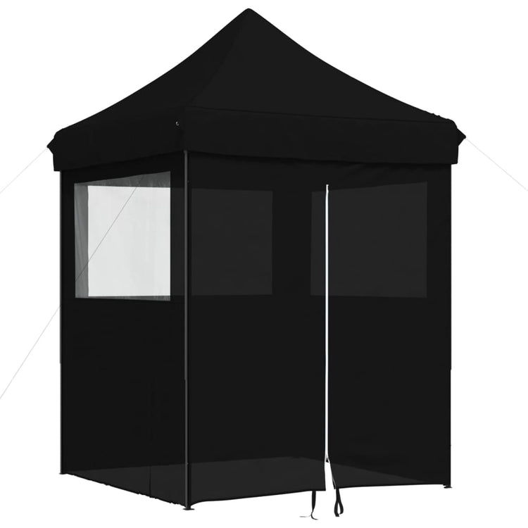 Vidaxx tente de fête pop-up pliable avec 4 parois latérales noir