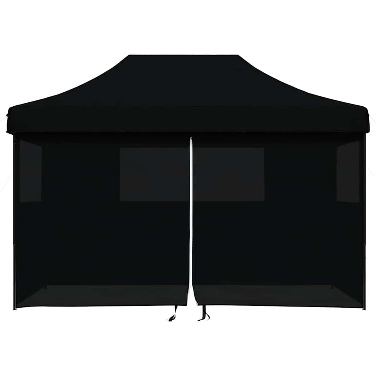 Vidaxx tente de fête pop-up pliable avec 4 parois latérales noir