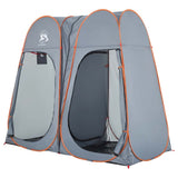 Vidaxl Privacy Tent pop-up waterdich gris et orange - afbeelding 3