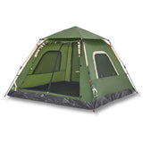Vidaxl dome tente 5 personnes Fast Release Green - afbeelding 2