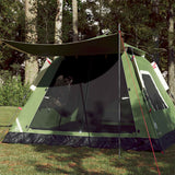 Vidaxl dome tente 5 personnes Fast Release Green - afbeelding 1