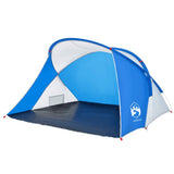 Vidaxl plage tente 2 personnes pop-urs étanche azure bleu - afbeelding 2