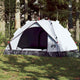 Vidaxl tente dôme 3 personnes à dégagement rapide tissu occultant blanc