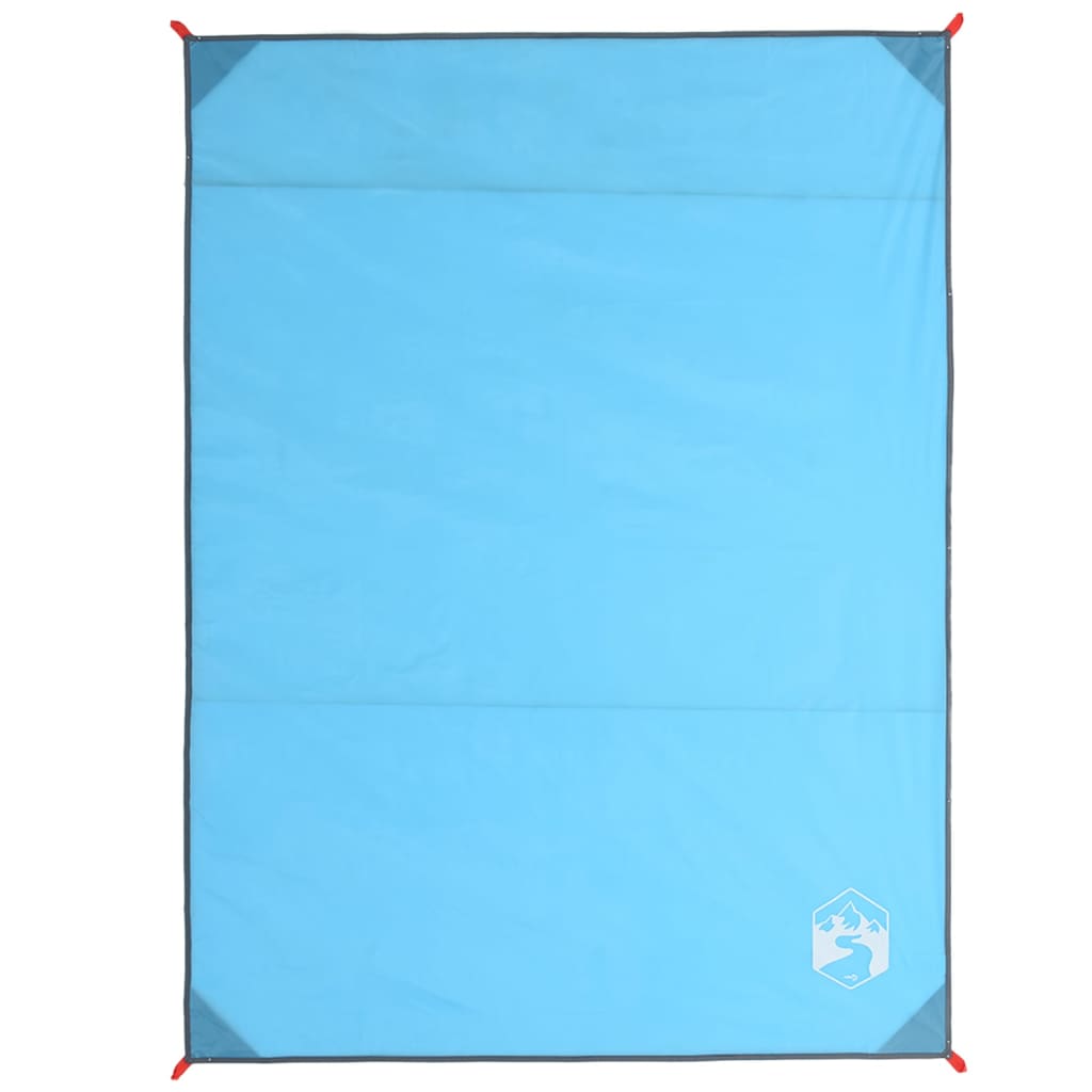 Tapis de pique-nique Vidaxl avec chevilles 205x155 cm bleu