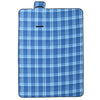 Vidaxl Picnic Rapnic pliable Velable 200x150 cm Velvet bleu