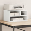 VidaXL armoire d'imprimante 40x32x22,5 cm bois traité blanc