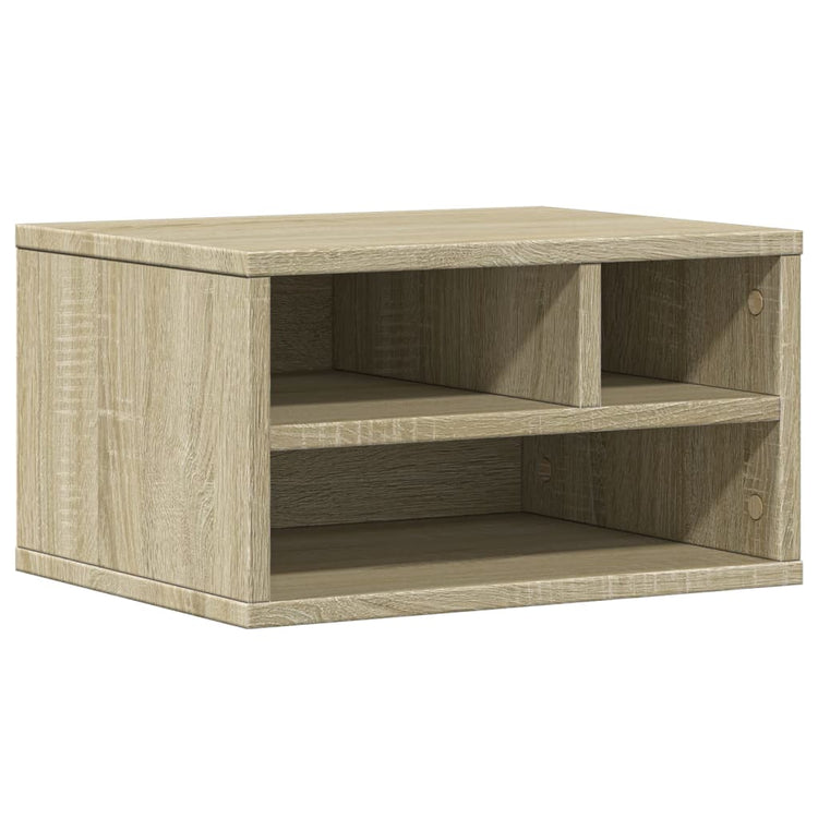 VidaXL armoire pour imprimante 40x32x22,5 cm en bois d'ingénierie couleur chêne sonoma