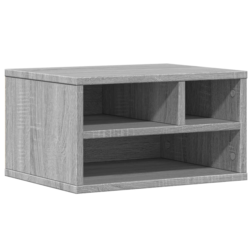 Boîte de l'imprimante Vidaxl 40x32x22.5 cm Proserted Wood Grey Sonoma Oak