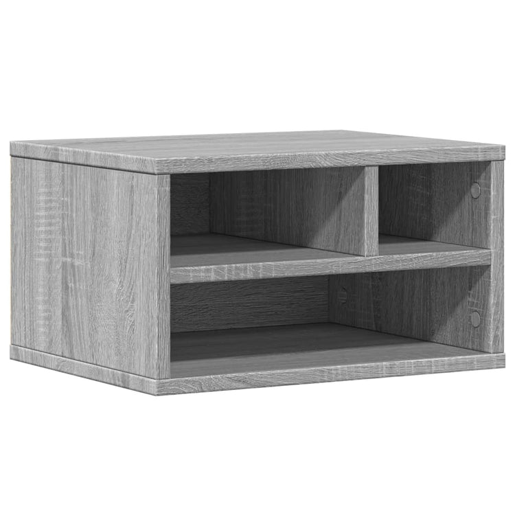 Boîte de l'imprimante Vidaxl 40x32x22.5 cm Proserted Wood Grey Sonoma Oak
