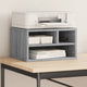 Boîte de l'imprimante Vidaxl 40x32x22.5 cm Proserted Wood Grey Sonoma Oak