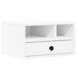 Boîte de l'imprimante Vidaxl 40x32x22.5 cm Blanc de bois transformé - afbeelding 2
