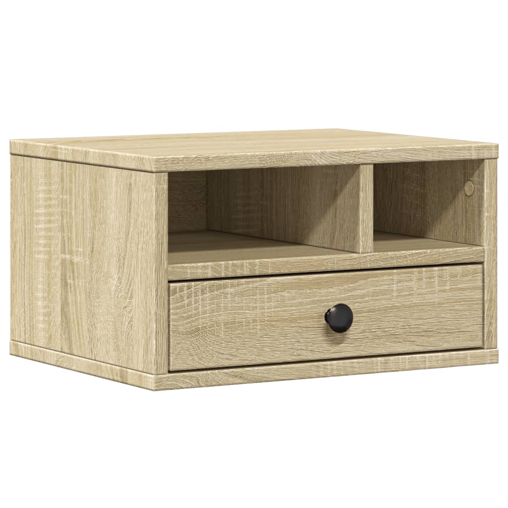 Boîte de l'imprimante Vidaxl 40x32x22.5 cm Wood Sonoma Oak colored